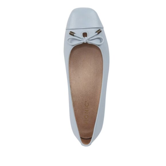 NEW Vionic Klara LEATHER in and out Ballet Flat $150 RETAIL,  2510 4M2T - Picture 2 of 9